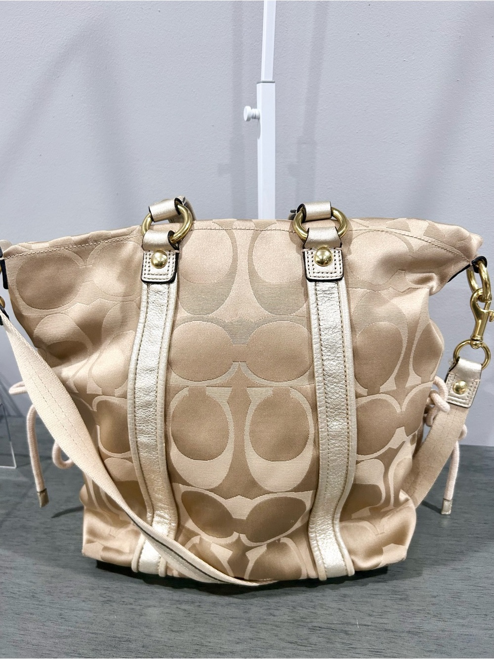 Coach Poppy Signature Sateen Spotlight Tote - Picture 2 of 8